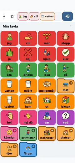 Sanoos starttavle på Svenska
